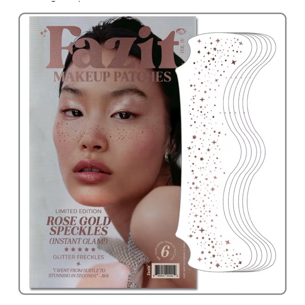 Fazit Makeup Patches Rose Gold Freckles New in Package